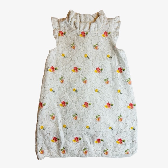 Janie and Jack Embroidered Floral Lace Dress - Picture 2 of 5